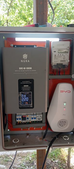 Электрик  шит установка мантаж  электромобиль га зариятика установка