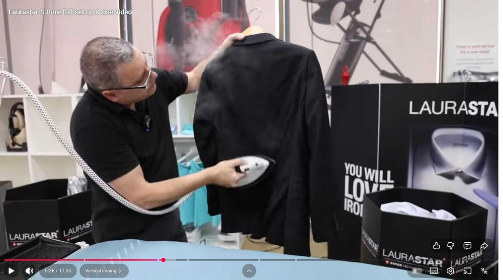 Лаурастар Laurastar гладачна система с вентилация, нова плюс гранули