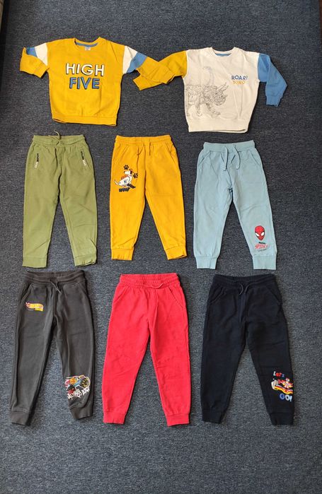 Детски дрехи за момче, 110см, дълги панталони, детски блузи