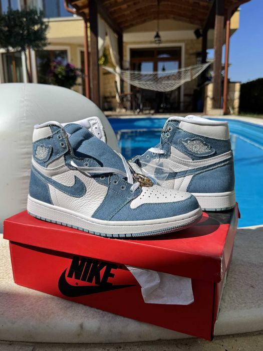 Jordan 1 Denim Кецове 42 EUR + Кутия