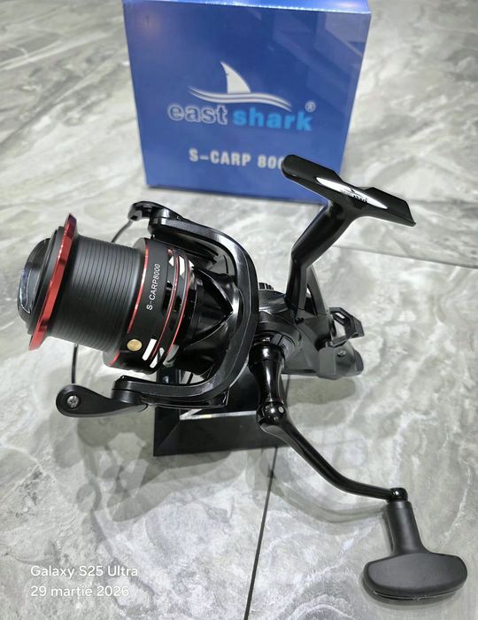 SET 2 Mulinete EastShark S CARP 8000 6+1RULMENTI NEW 2026
