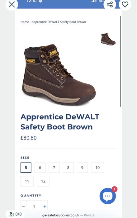 Dewalt предпазни обувки