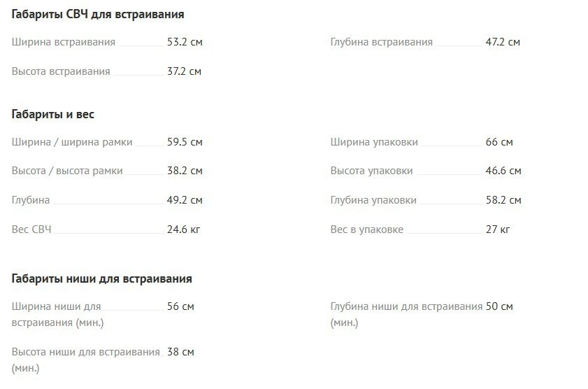 Встраиваемая микроволновая печь Eigen