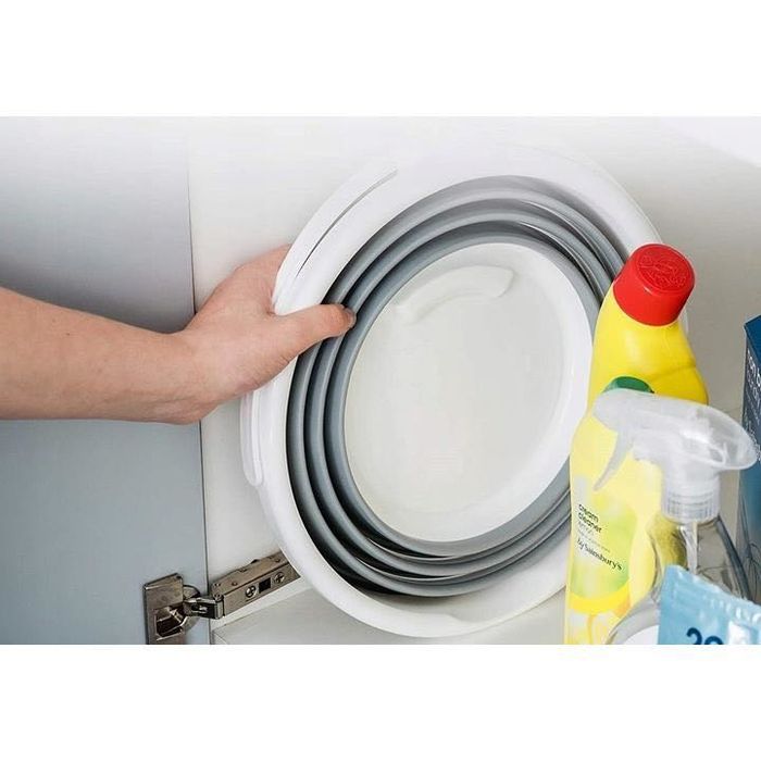 Galeata pliabila, din silicon, capacitate 10 L