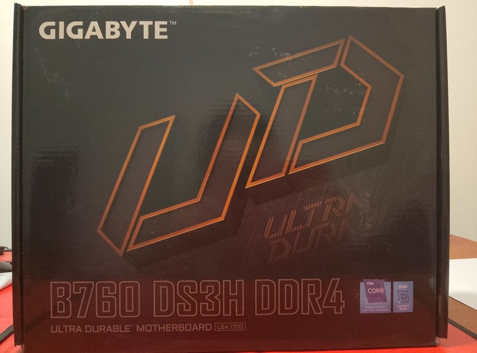 Placa de baza GIGABYTE B760 DS3H DDR4, LGA 1700, Garantie