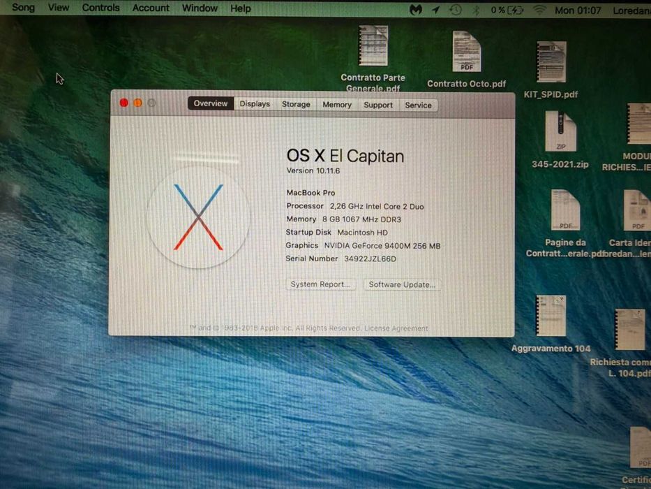 MacBook Pro 13 Unibody Mid 2009 – 8 GB RAM – Impecabil / Tinut in Carcasa + Geanta