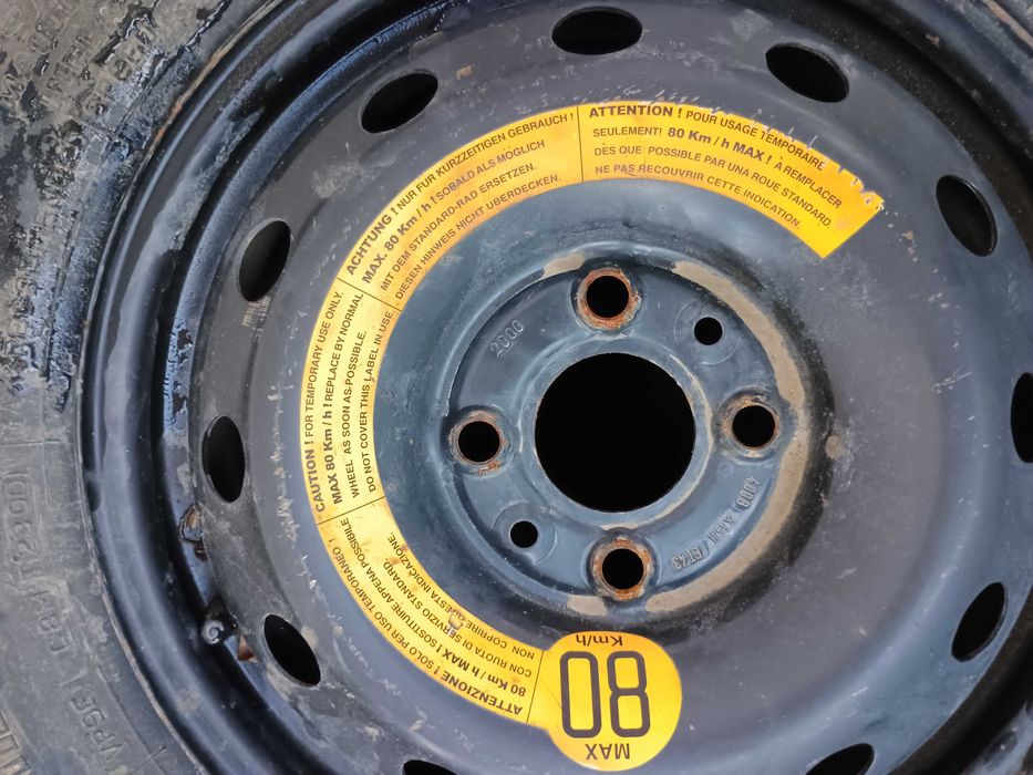 Roata rezerva slim - FIAT PUNTO 2