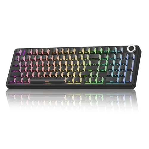 Механична клавиатура AULA F99 безжична RGB hot-swap