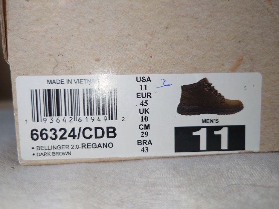 Vând pantofi semi ghete bărbați din piele Skechers noi 45, 46