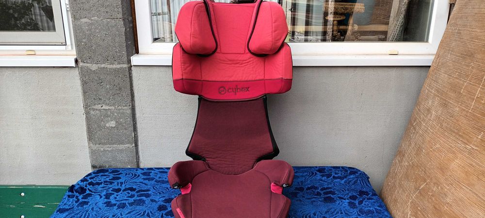 Scaun Auto Copii 15 - 36 kg | Cybex Solution iFix Hibiscus | Isofix