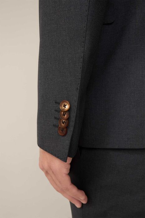 Sacou blazer de lux 48 M slim Windsor lana super 130's gri