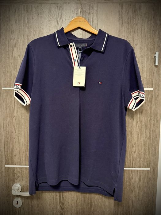 Tricou tommy hilfiger polo marimea L tricouri tommy hilfiger polo tricou nike polo golf
