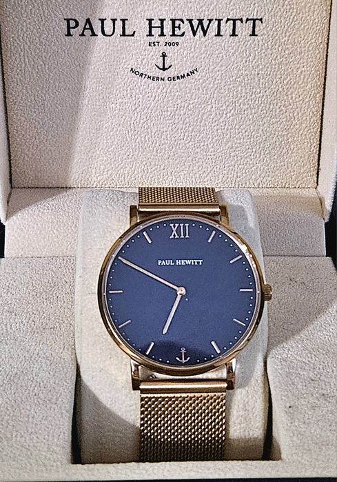 Paul Hewitt Sailor 39 mm gold Unisex
