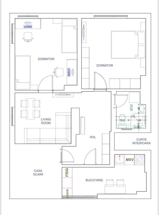 De Vanzare Apartament 3 Camere Unirii-Rond Alba Iulia|Centrala Proprie