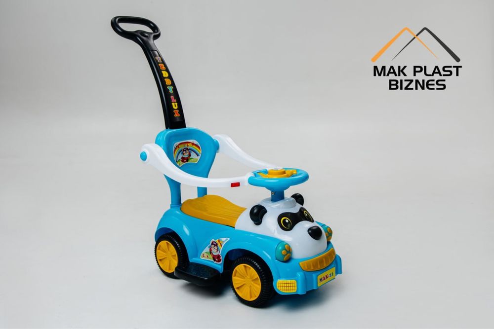 Каталка-машинка «Панда» с ручкой-супер транспорт для малышей
