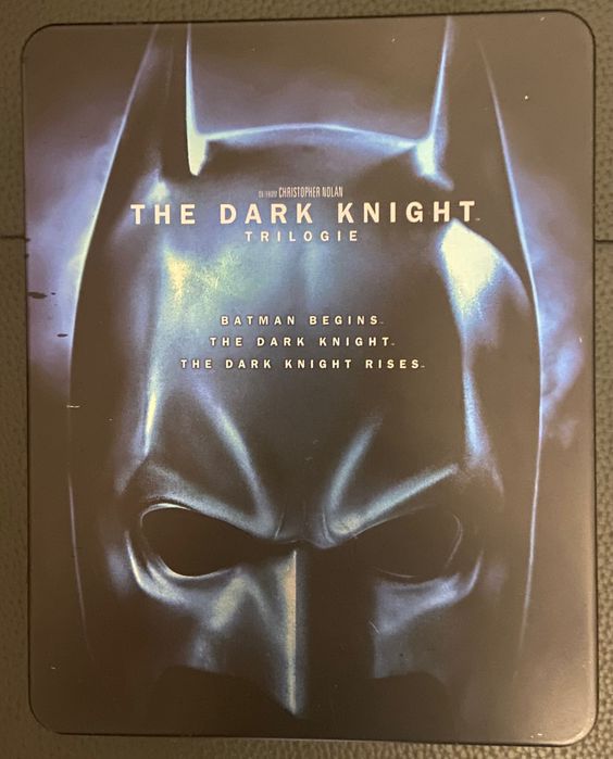 Trilogía Batman steelbook cu digibook blu-ray, The Dark Knight
