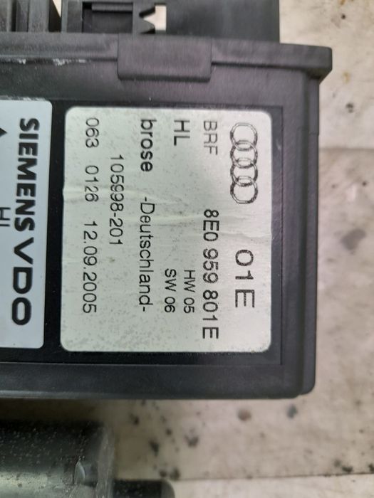 Motoras macara geam stanga spate Audi A4 B7 (2004 - 2008)