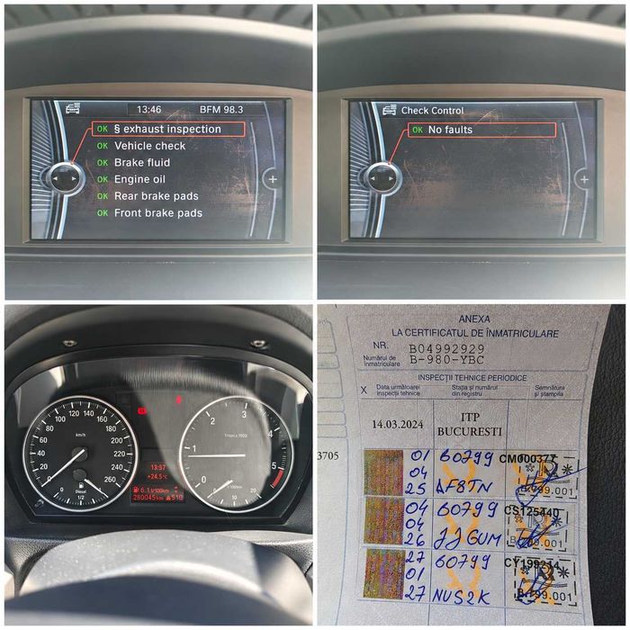 Vând BMW 318d Touring E91 LCI, fabricat 2011, motor diesel N47T, 2.0, 143 CP, 280.000 km