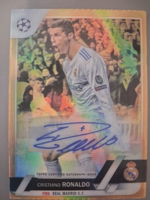 On card C.Ronaldo autograf