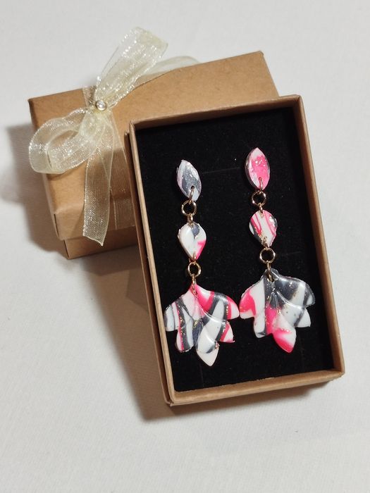 Обеци от полимерна глина