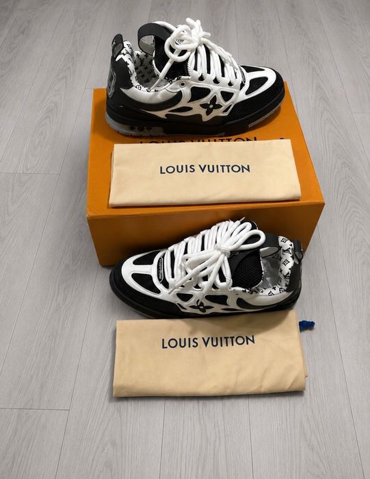 Louis Vuitton LV Skate Black White 43