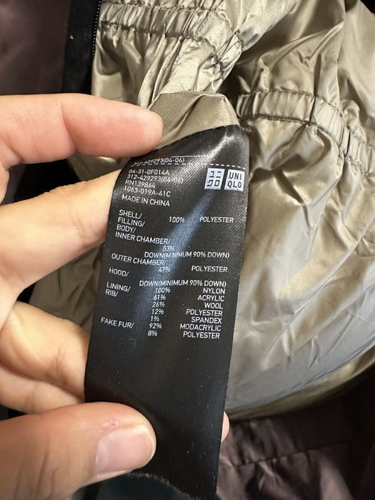 Парка мужская Uniqlo
