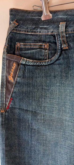 Fustă de blugi midi