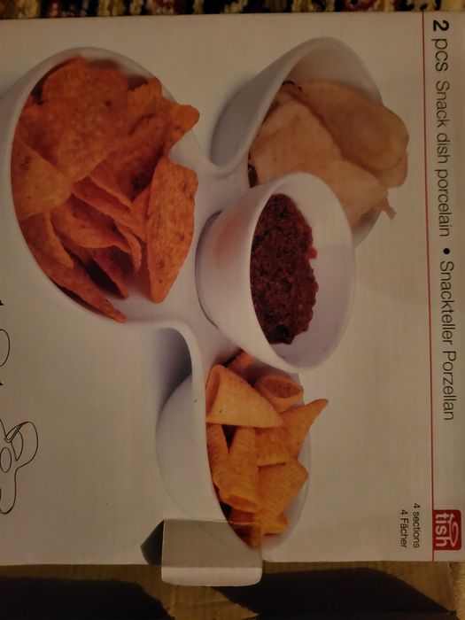 Farfurie de gustare porțelan, snacks +Set pentru crema de zahar ars