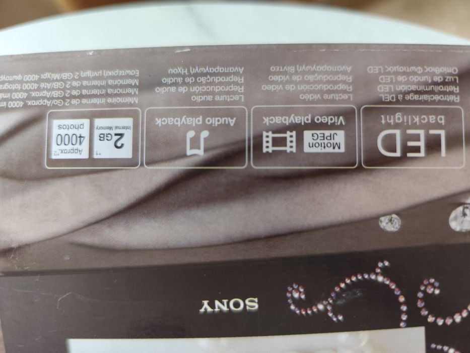 Електронна рамка за снимки Sony DPF-D720