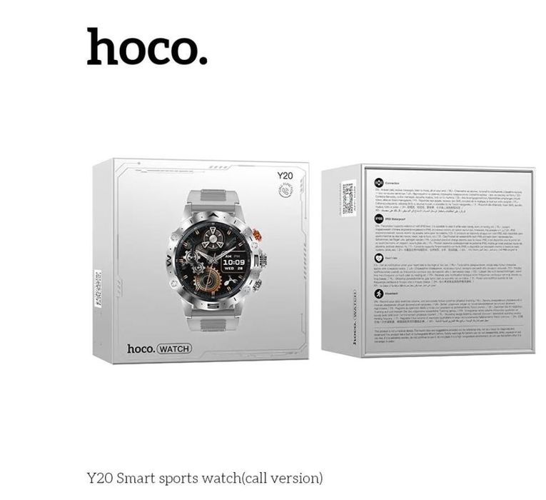 Smartwatch HOCO Y20 Silver
