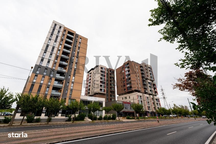 Apartament 2 camere, mobilat si utilat, loc de parcare, Rebreanu Tower