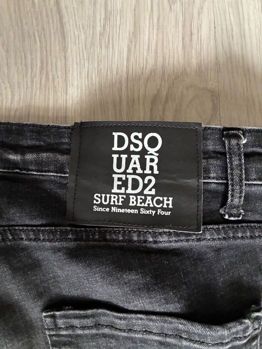 Черни мъжки  дънки Dsquared