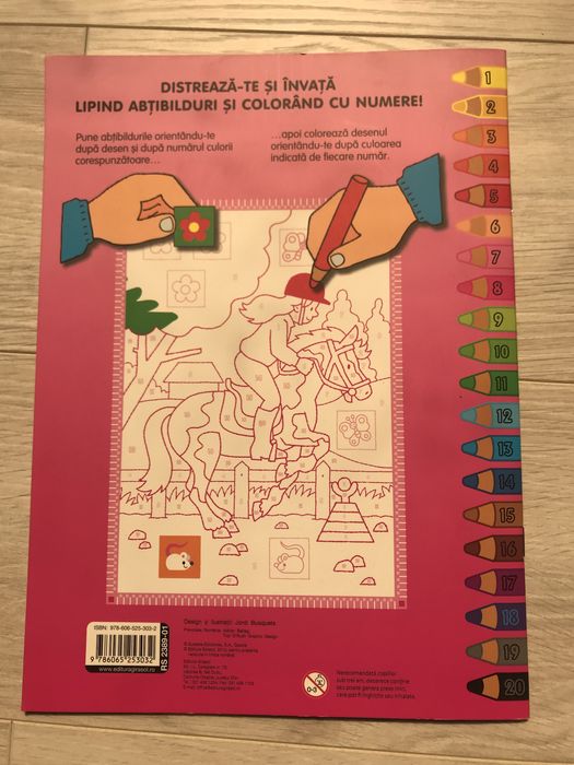 Set 3 carti copii cu activitati si abtibilduri