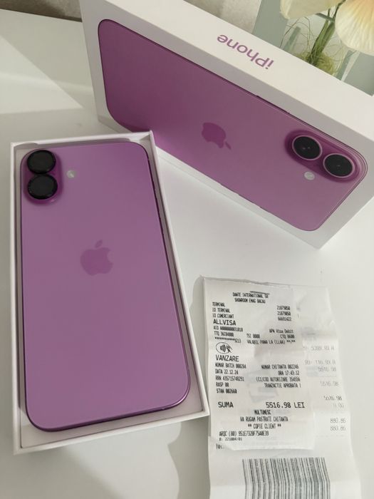 Iphone 16 plus 128 GB pink