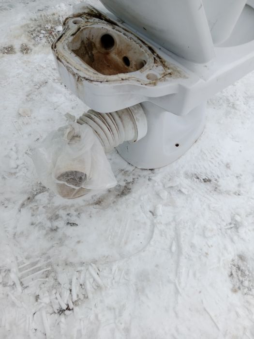 Унитаз б/у для строителей