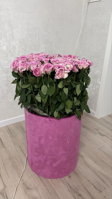 цветы розы 101 штук