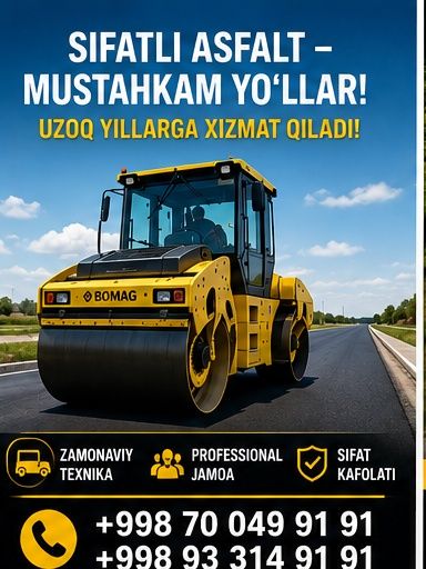 Asfalt yoyish xizmati
