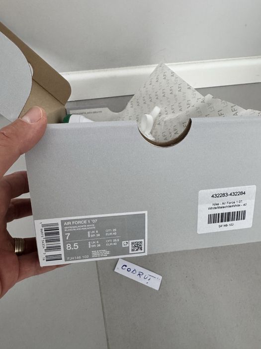 Nike Air Force 1 Low ‘07 White Malachite