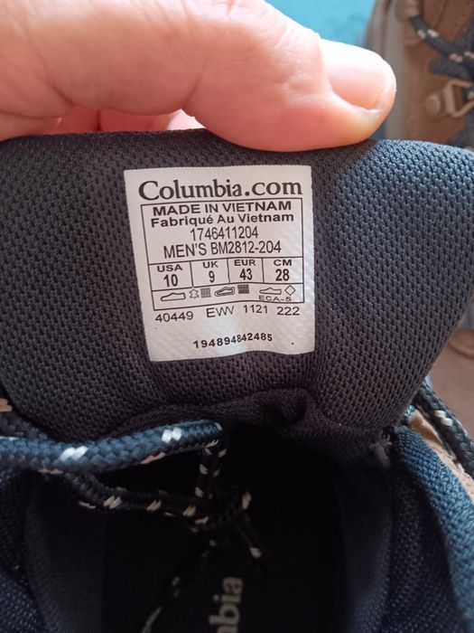 Чисто нови мъжки обувки "Columbia "