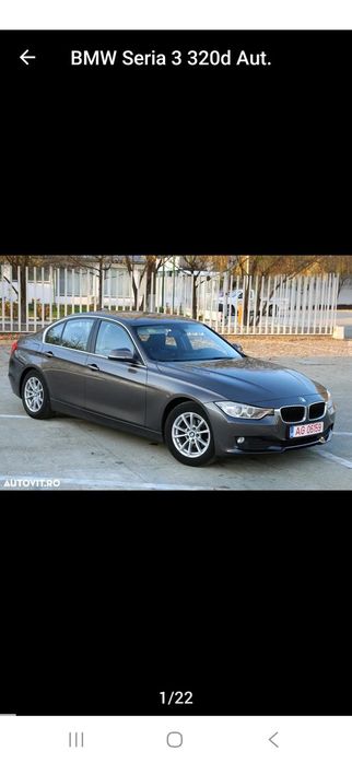 BMW Seria 3 F30/2014/ 320d/RAR efectuat/Inmatriculat/Incalzire/piele/maro