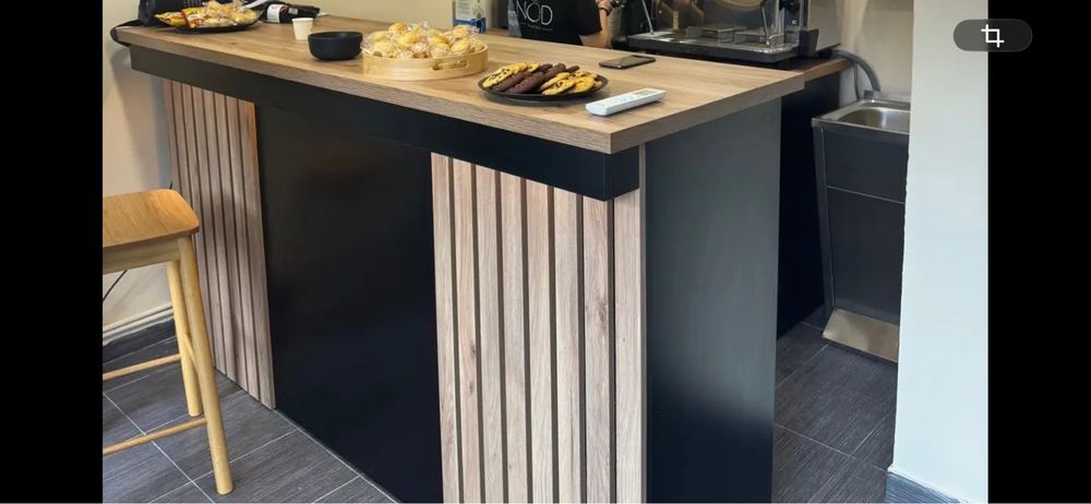 Bar cafenea 220 cm lungime X 120 cm inaltime