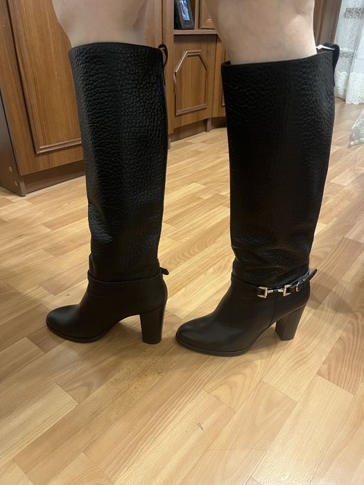 Кожаные сапоги пр-воИталия