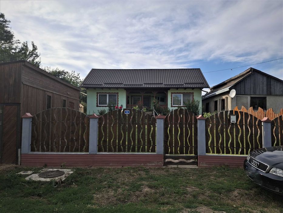 Casă, teren și anexe. Burlești, Unțeni, la 15 min. de Botoșani