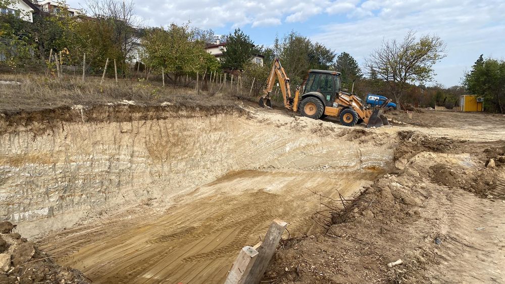 Услуги с мини комбиниран багер jcb 1cx, бобкат, багер, самосвал.