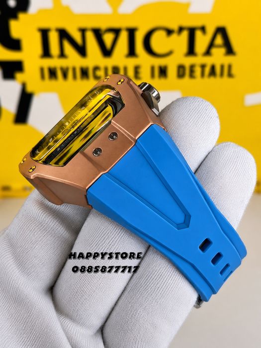 INVICTA Racing Strada Rose Gold Blue 47 mm, Инвикта нов мъжки часовник