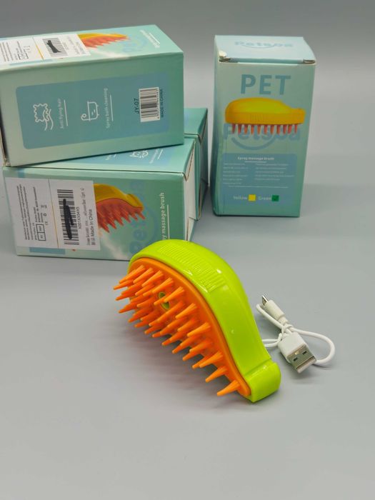 PetSpa спрей масажна четка за домашни любимци – презареждаема (USB)