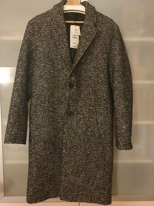 Palton ZARA, elegant, cu lână, măsura M, NOU