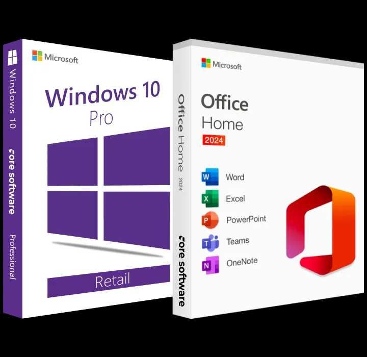 Pachet Licență Windows 10 Pro + Office 2024 Pro Plus – Activare Online | Livrare Instant pe Email