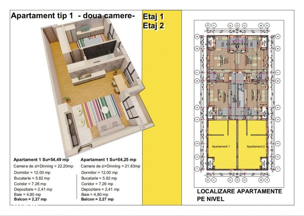 IMI Residence - Sanandrei - Comision 0 - Apt. 2 camere, 55 mp - loc pa