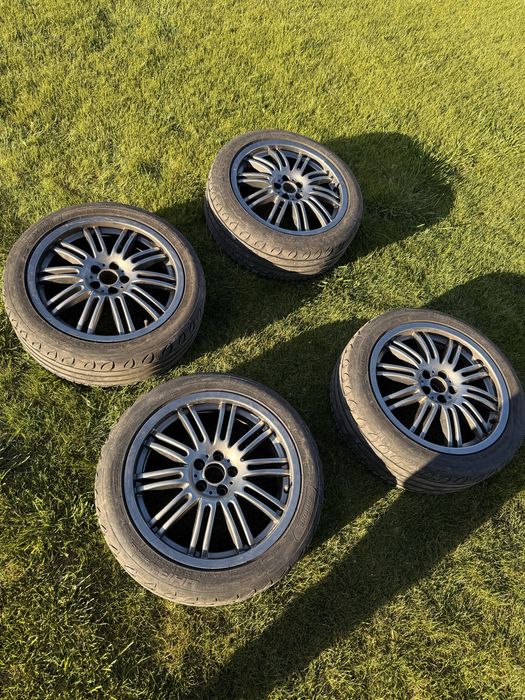 Jante aliaj R17 5x100 + anvelope vară 225/45 R17 (aproape noi) – 7.5J ET45